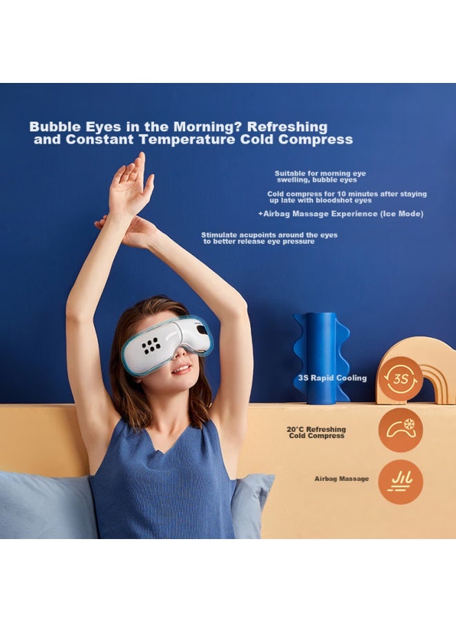 Blaupunkt Blaupunkt [national Subsidy 15%] German Eye Massager With Cold And Hot Compress, Eye Care Device, Cold Compress Ice Pack Eye Massager, Relieves Fatigue, Sleep Mask, Mother's Day Gift  - Image 3