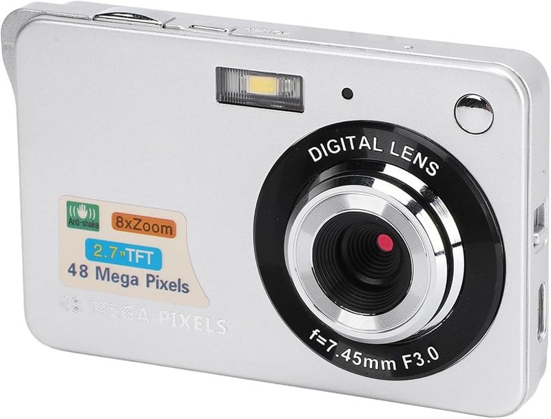 48MP Digital Camera For Kids Beginners With 8X Zoom 2 7 Inch LCD Autofocus 32GB Card - Image 1