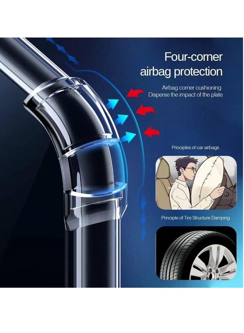 تين تك جراب شفاف بزوايا مضادة للصدمات من البولي يوريثين المقاوم للحرارة لموبايل هونر اكس 9 شبكة الجيل الخامس / Honor X9 5G من تين تك – شفاف - Image 2