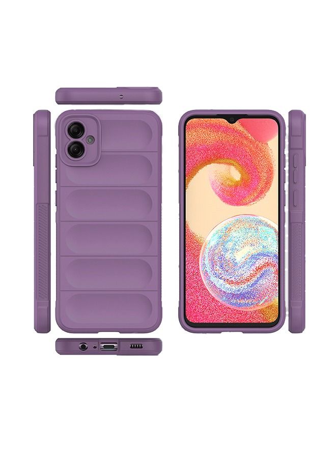 Samsung Galaxy A04e Case Cover Scratch-Resistant Shock-Absorbing and Anti-Fall Slim Soft and Comfortable Back Cover Compatible with Samsung Galaxy A04e Purple - Image 2