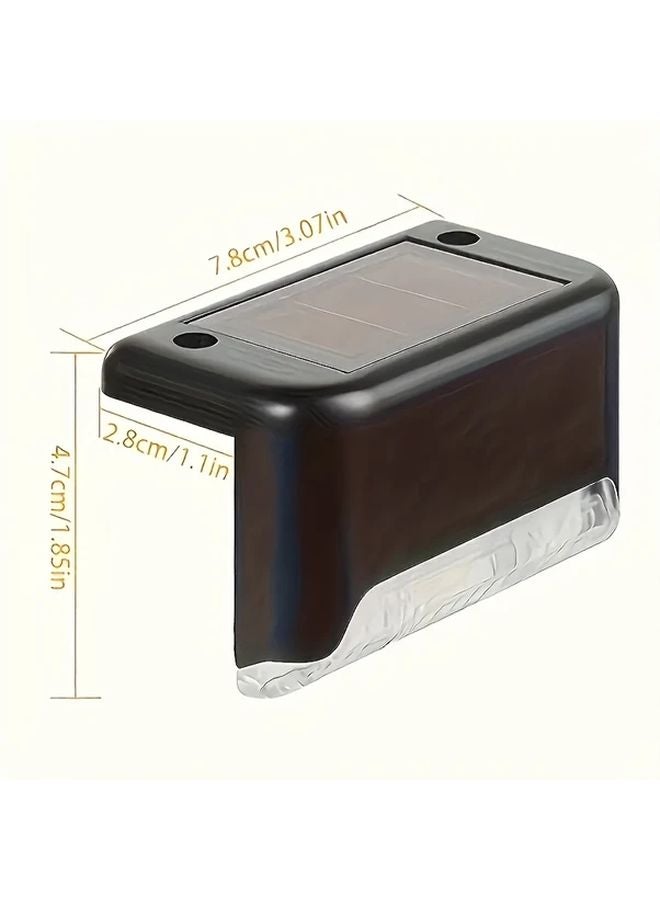 16 قطعة أضضاء سطح شمسية سوداء متغيرة الألوان للحدائق الخارجية وحواف المسابح LED - Image 4