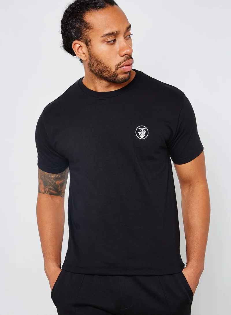 OBEY Creeper Circle Print  T-Shirt