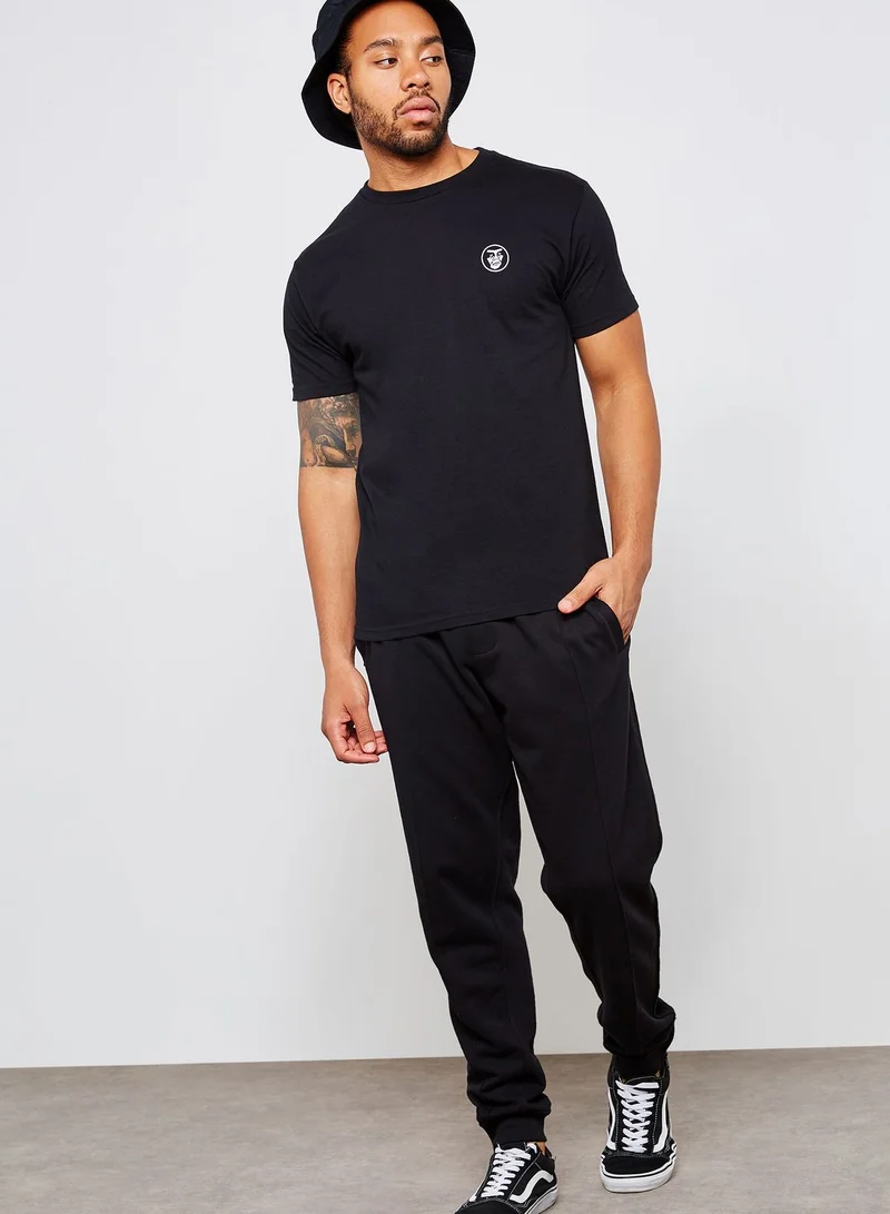 OBEY Creeper Circle Print  T-Shirt