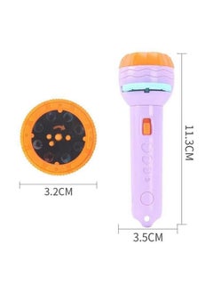 Storio Storio 3 Slides 24 Patterns Mini Projector Torch Toy Slide Flashlight Projector Torch for Kids Sleeping Story Toys for Toddlers, Educational Learning Toys,Space,Animal &Foods  - Image 5