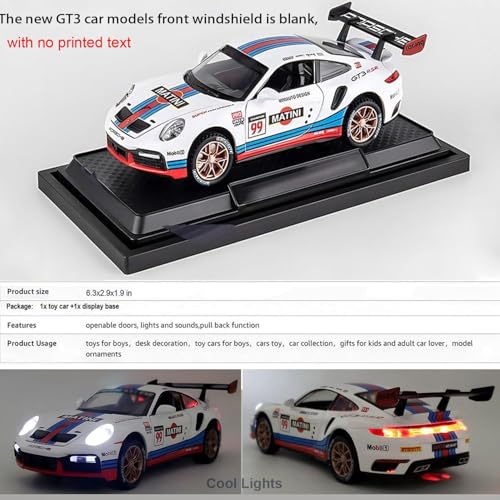 MICROMINI Die-Cast Model Car, 1:32 Scale, Opening Doors & Hood, Ages 8+, Collectible Display - Image 3