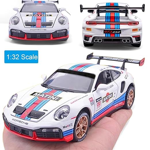 MICROMINI Die-Cast Model Car, 1:32 Scale, Opening Doors & Hood, Ages 8+, Collectible Display - Image 5