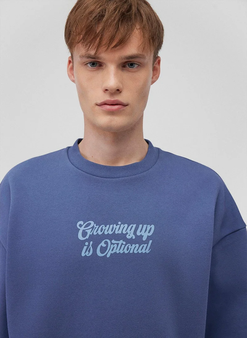 مافي Navy Sweatshirt
