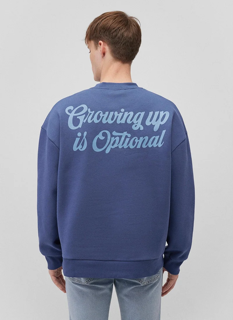 مافي Navy Sweatshirt