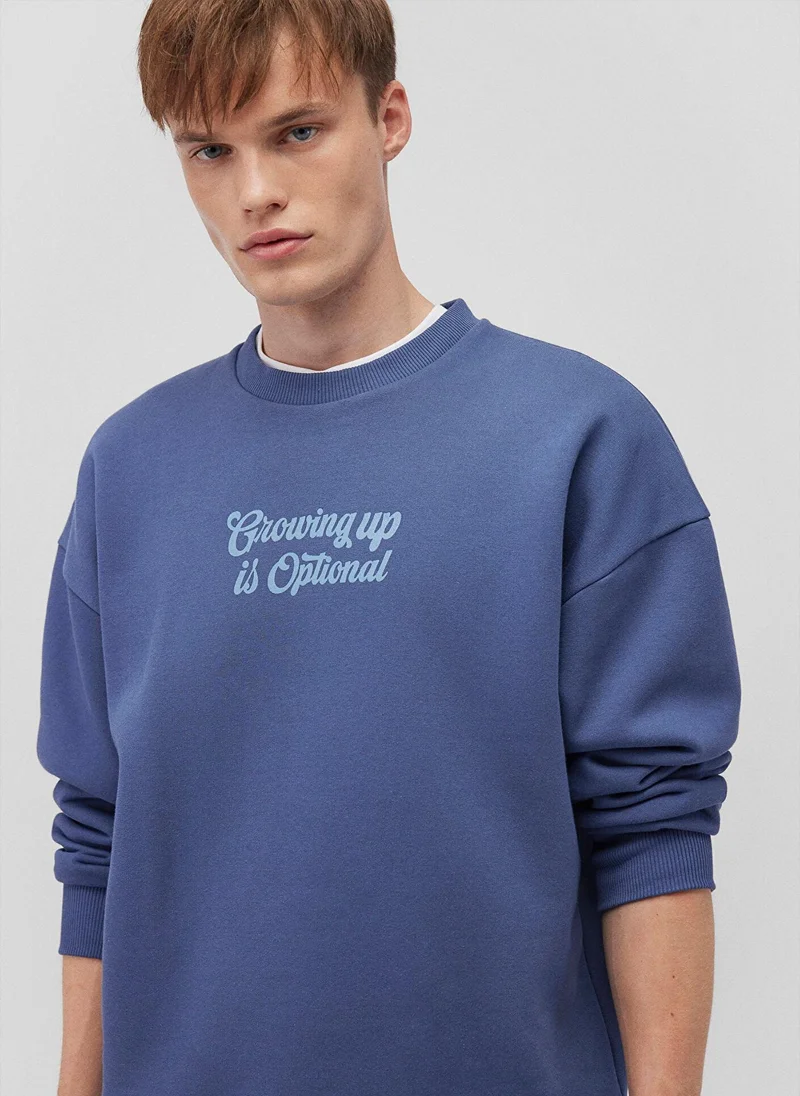 مافي Navy Sweatshirt