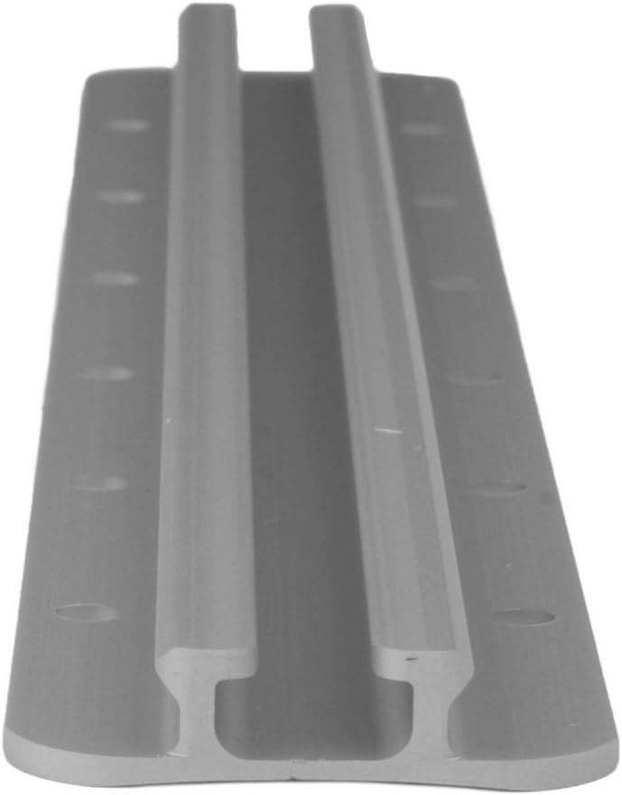 YakAttack GT175 Generation II GearTrac - Size Options | Heavy-Duty Silver Kayak Surface Mount Track | Accessory Mounting | Topside Installation | Compatible with 1/2" Wide Track Hardware - Image 5