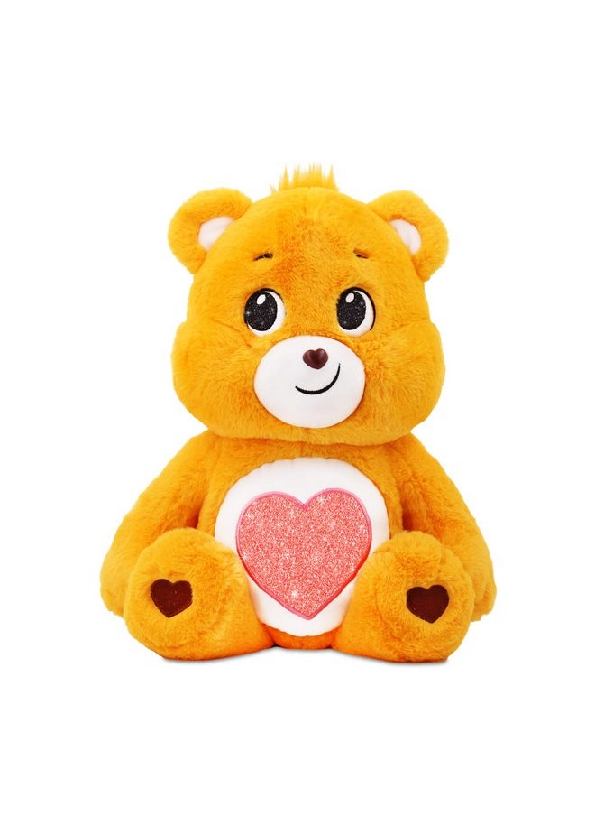 18 Plush Tenderheart Bear With Glitter Belly Badge Soft Huggable Material!