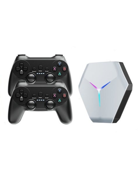 X10 Dual System TV Game Console 5G Cloud Computer 3A Dual Player Battle TV Game Console 4K HD Game Box