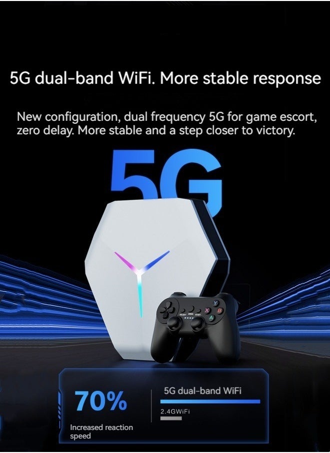 M MIAOYAN - X10 Dual System TV Game Console 5G Cloud Computer 3A Dual Player Battle TV Game Console 4K HD Game Box - Image 1