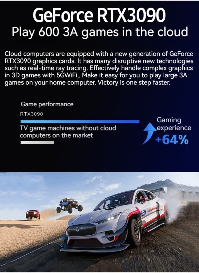 M MIAOYAN - X10 Dual System TV Game Console 5G Cloud Computer 3A Dual Player Battle TV Game Console 4K HD Game Box - Image 1