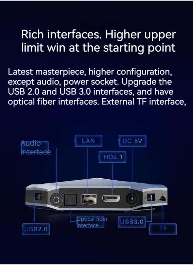 M MIAOYAN - X10 Dual System TV Game Console 5G Cloud Computer 3A Dual Player Battle TV Game Console 4K HD Game Box - Image 1
