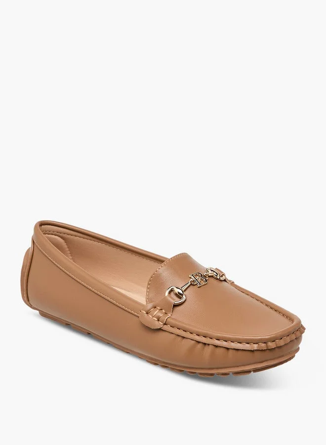 Flora Bella By Shoexpress Women Metal Accent Slip-On Loafers