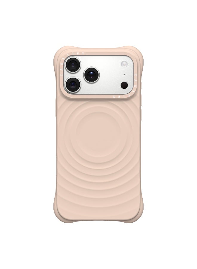 Casetify Ripple Case-【Soft Touch/Lightweight/Compatible with Magsafe】-Oat - Image 1