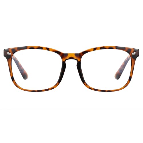 Jectieey Reading Glasses for Women Men - Blue Light Blocking UV Filter Computer Readers,Anti Eyestrain Eyeglasses(*Leopard, 1.5X) - Image 1