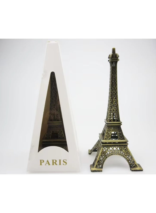 Eiffel Tower Paris Sculpture, 3D Model Table Décor Souvenir, Elegant Home & Office Showpiece - Image 1