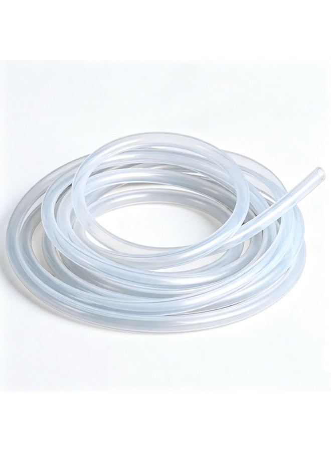 Silicone Tubing, 3mm ID x 5mm OD, Translucent, Food Grade, Flexible, Non-Toxic BPA Free, Kink Resistant, 5 Metres - Image 1