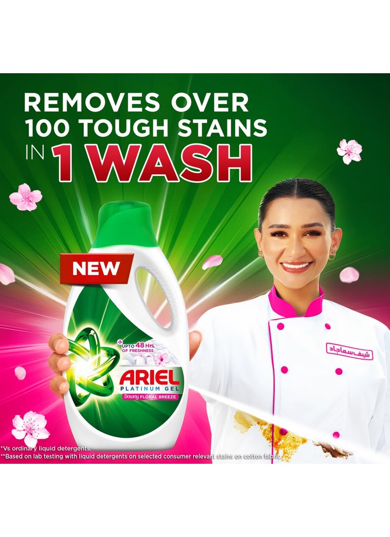 Ariel Automatic Floral Freshness Laundry Detergent Liquid Gel - Image 2