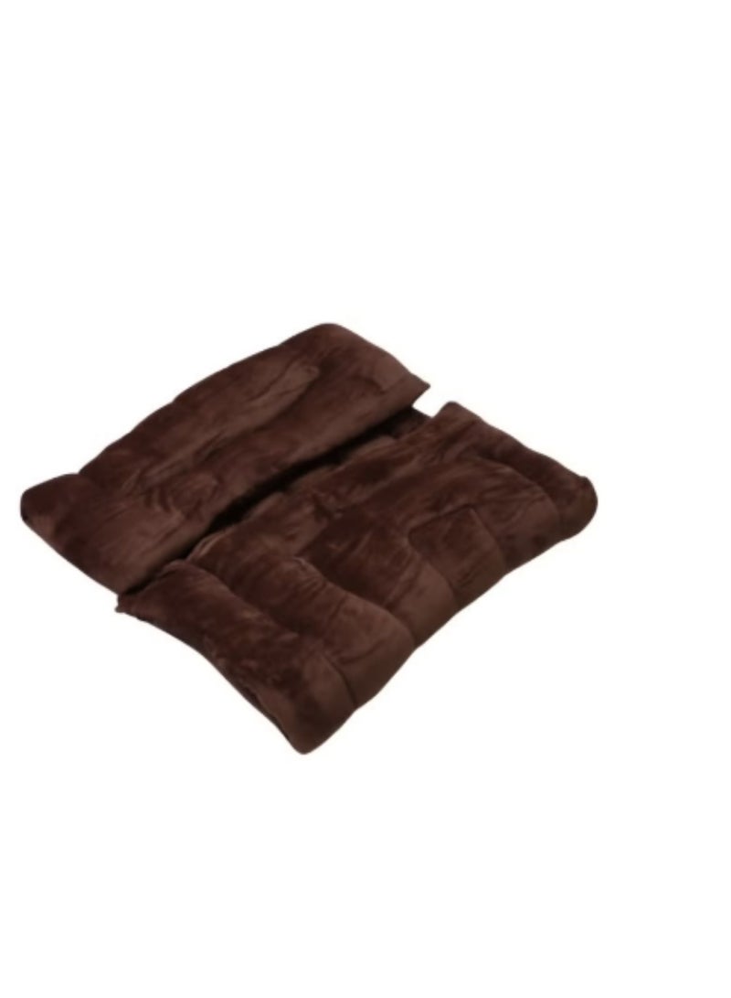 Premium soft velvet floor cushion, versatile for sleeping and entertaining, size 190X90X10 Cm - Image 2