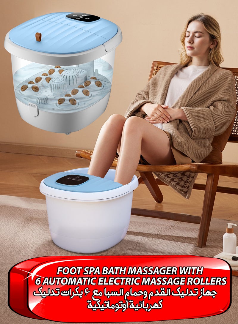 DBLEW مدلك القدم الكهربائي شياتسو مع شاشة LED، تحكم في درجة الحرارة، مؤقت، نقع بالأعشاب، استرخاء شامل للمنزل، تخفيف الألم، التهاب اللفافة الأخمصية، تحسين الدورة الدموية، العناية بالقدم - Image 1