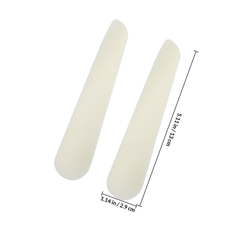 20 Pieces White Plastic Twisted Mini Dessert Spoons For Ice Cream Cake Pudding Party - Image 3
