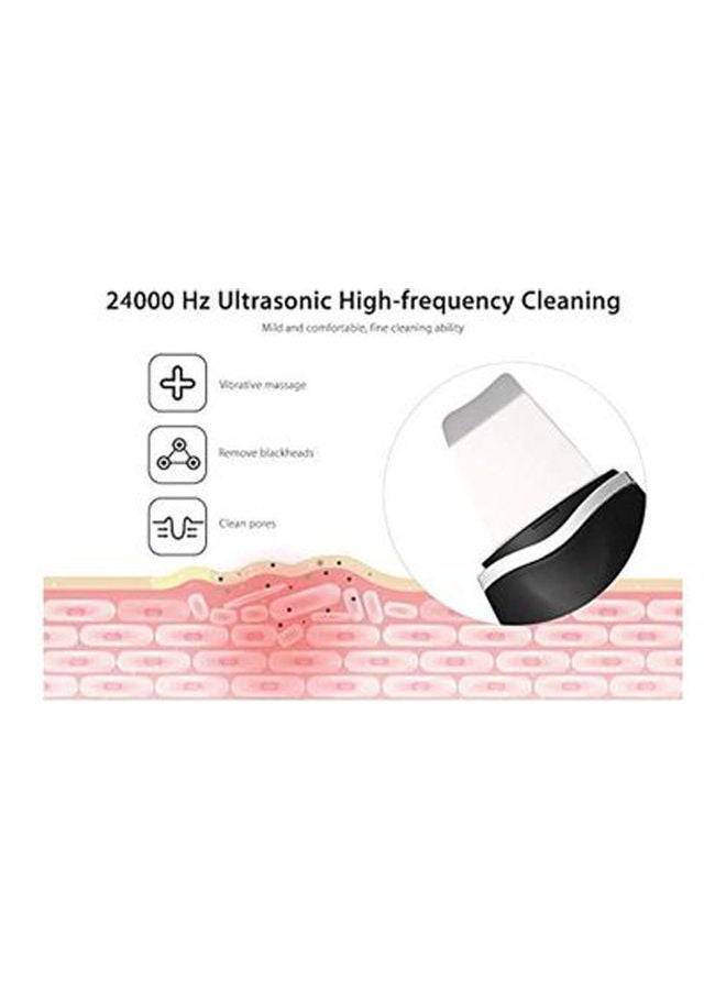 NIBEMINENT Portable Ultrasonic Blackhead Removal Exfoliating Pore Cleaner Black/White - Image 5