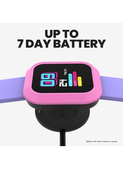iTouch Flex Series Smartwatch With Interchangeable Case And Strap Purple Case Purple Silicone Strap  - Image 3