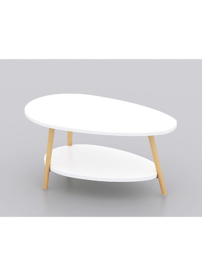 DANUBE HOME Santana Coffee Table-White - Image 3
