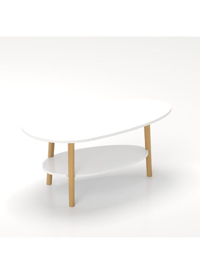 DANUBE HOME Santana Coffee Table-White - Image 5
