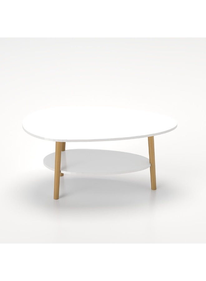 DANUBE HOME Santana Coffee Table-White - Image 4