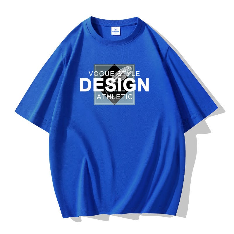 Cross-border Generation Hair Summer Men's Short-sleeved T-shirt Young and Middle-aged Korean Half-sleeved Base Shirt T-shirt Large Size Men's Top - Image 2