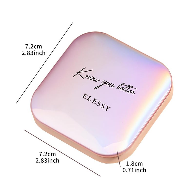 ELLESY ELESSY Highlighter Makeup Palette Long Lasting Face Highlighter Powder Shimmer Highlight Palette Suit All Skin Tones-RAINBOW GLOW - Image 5