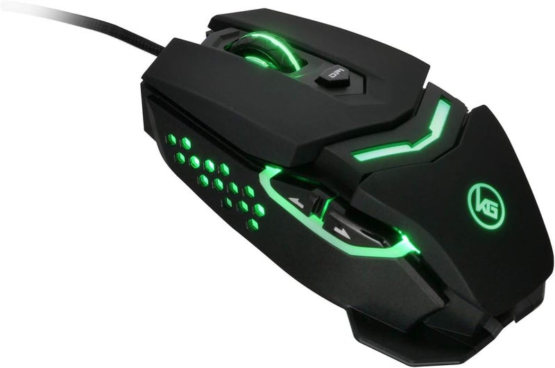أيوغير ماوس الألعاب الاحترافي Kaliber Gaming FOKUS II، GME671 أسود - Image 1