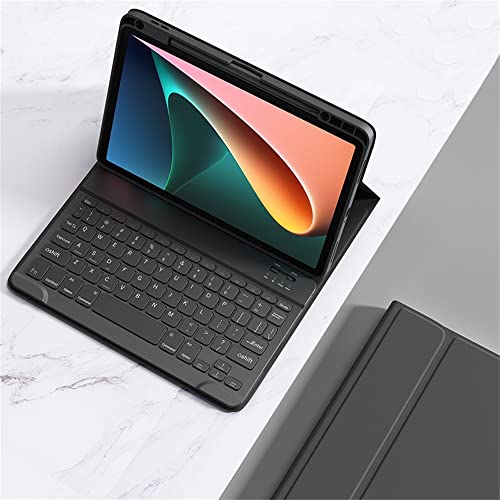 kaitesi Keyboard Case for iPad 9th 8th 7th Generation 10.2/ Air 3rd Gen Pro 10.5, Magnetically Detachable Bluetooth Color Keyboard Smart Folio Cover (Black) - Image 1