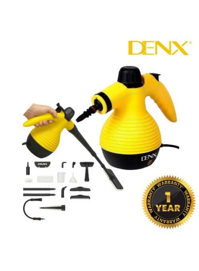 DENX Handheld Steam Cleaner – 1200W – 300kPa Pressure – 14-in-1 Multi-Use – 350ml Tank – Deep Cleaning & Sanitizing- DX2911 – 1 Year Warranty - Image 1