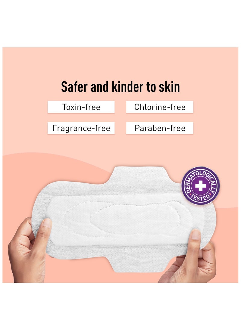 Sirona Max Sanitary Pads for Women | XL (Pack of 10 Pads) | 100% Rash Free & Toxic-Free | Organic Cotton Sanitary Pad | Up to 0% Leakage, Comfortable & High Absorbency - pzsku/ZC54F1CD31FD55F091146Z/45/_/1730819477/ee4e193a-dfd8-4c15-9821-643067578174