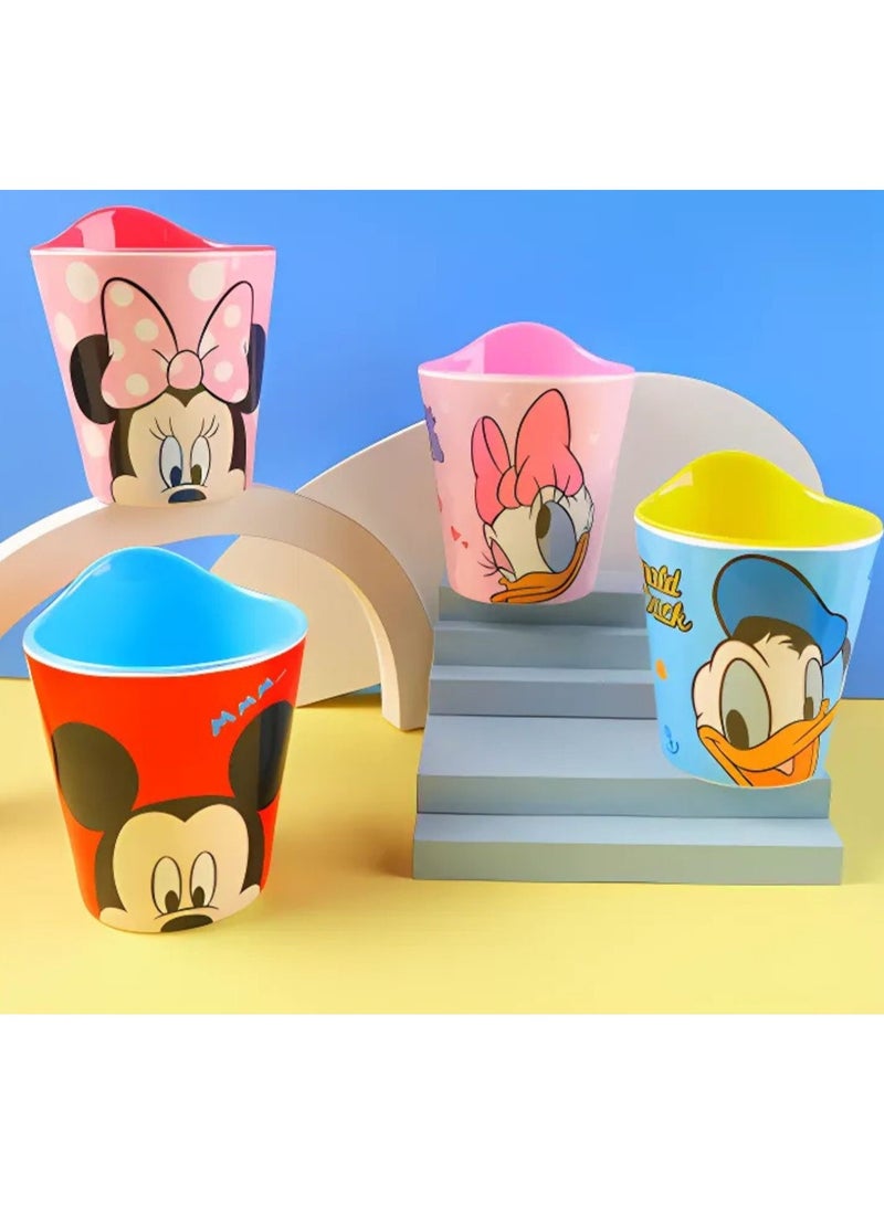 ديزني كوب شرب ميني ماوس للأطفال – تصميم منقط وردي مع طباعة شخصية – خالي من مادة BPA ومتين 320 مل - Image 2
