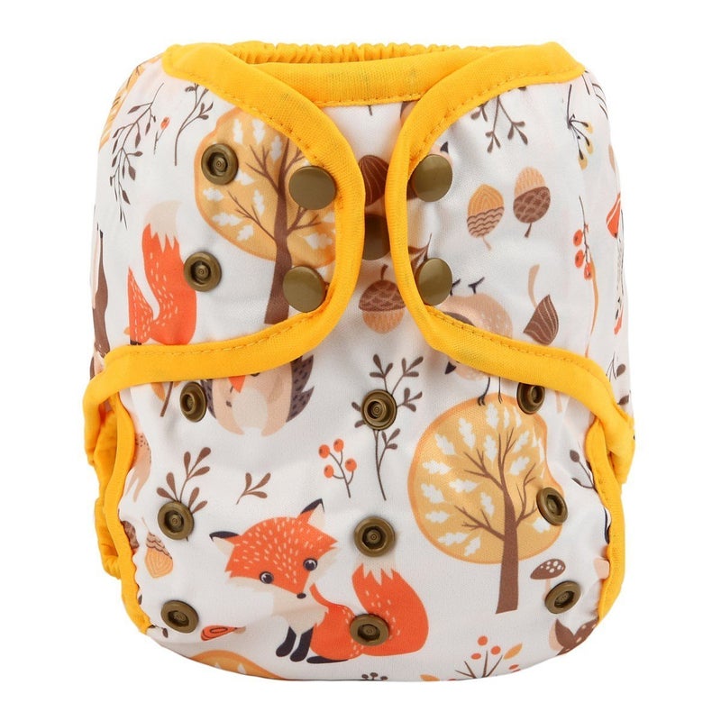 Sigzagor Baby Diaper Cover Nappy One Size 8lbs to 36lbs (Baby Deer) - Image 1