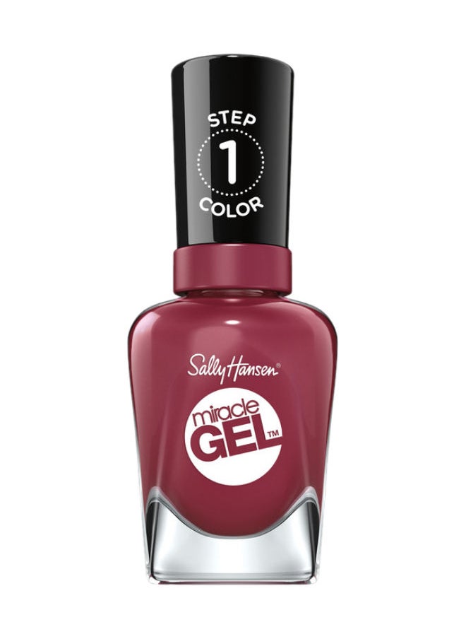 Sally Hansen Miracle Gel Nail Poli Lacquer Beet Pray  - Image 1