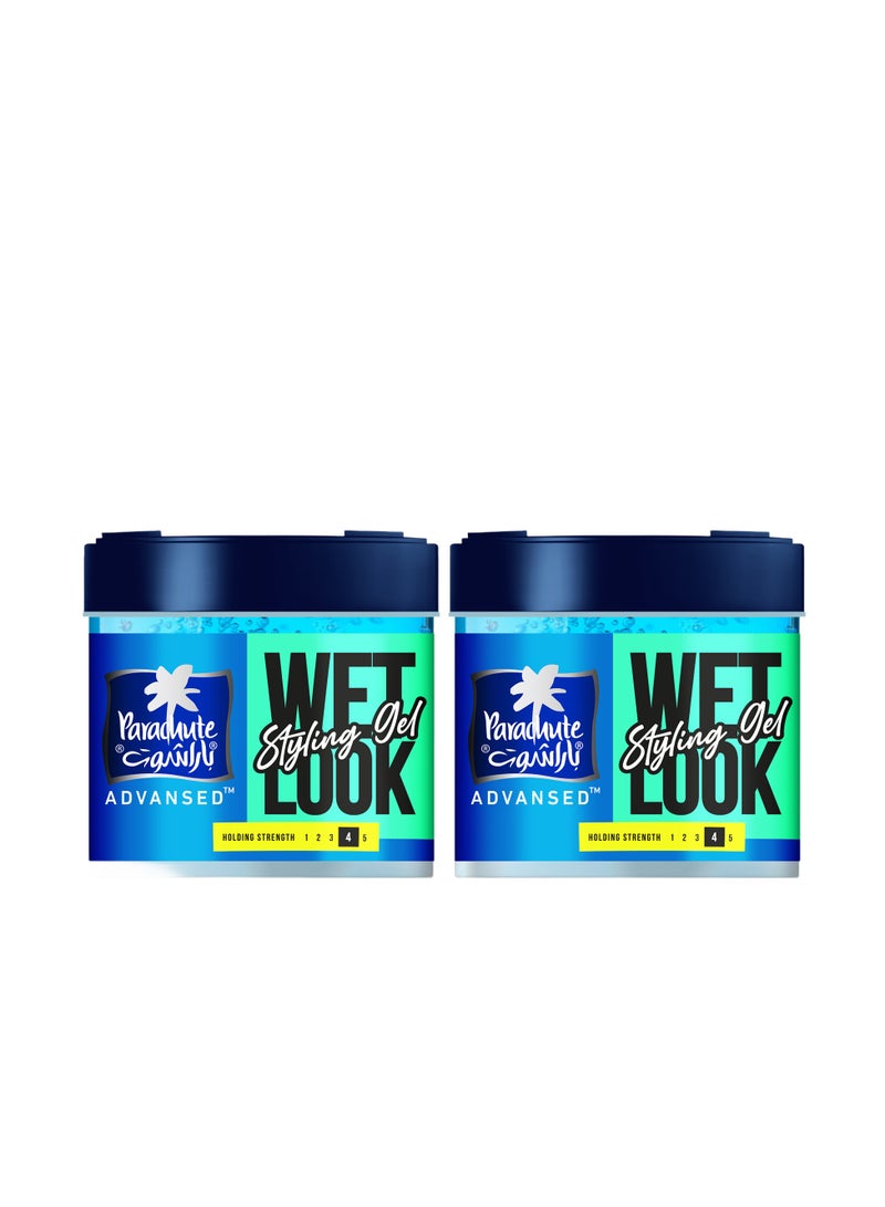 Parachute Advansed Style Gel Wet Look Twin Pack - Image 1