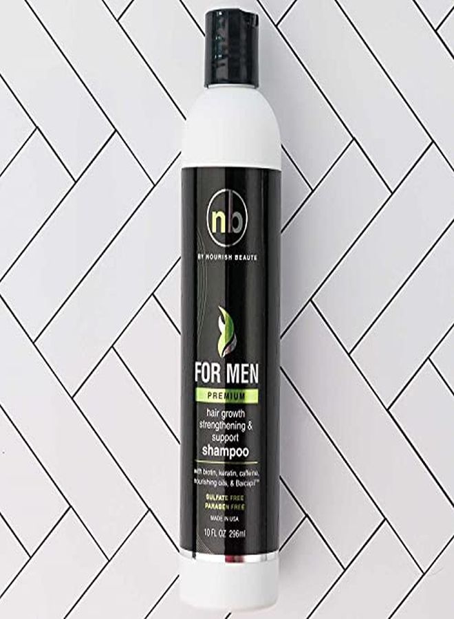 Nourish Beaute Hair Regrowth Shampoo For Men, SulfateFree Anti Hair Loss Shampoo, Vitamins Hair Growth Support Shampoo, Premium  - Image 2