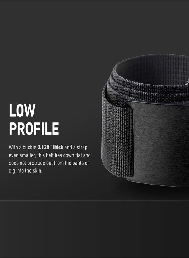 GRIP6 Ninja Nylon Belt – Heavy-Duty Tactical Belt for Men & Women – Adjustable Design with Aluminum Buckle – Men's Accessories for Golf, EDC, and Casual Wear – Made in the USA – Medium (32-34), Jet - Image 5