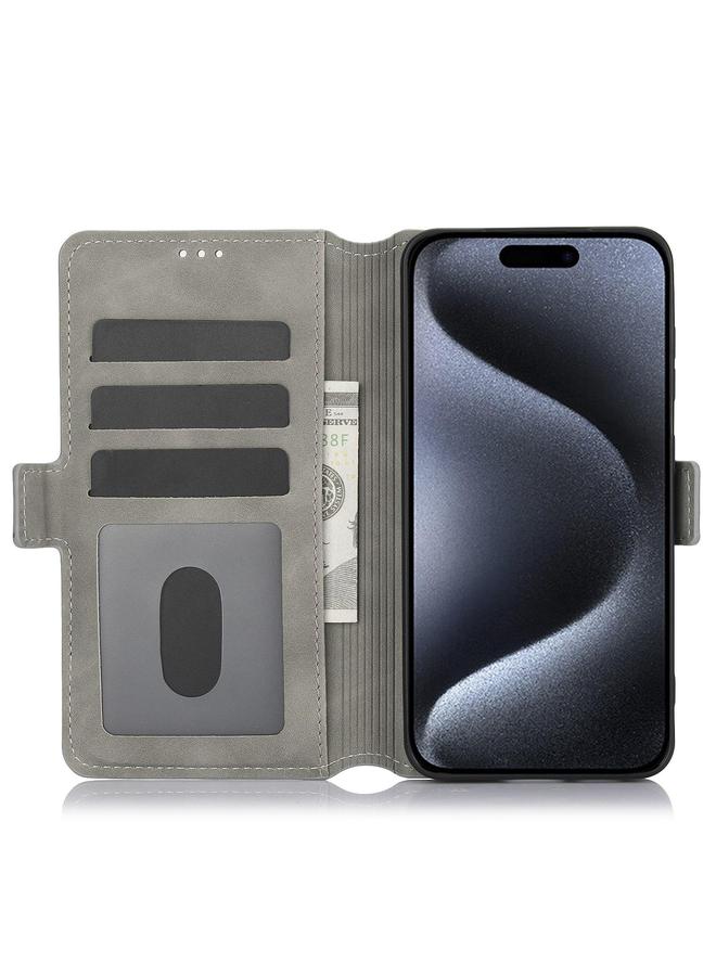 S-TOP Case For iPhone 15 Plus Dreamy Butterfly Love Flower Embossed Leather Phone Case - Image 4