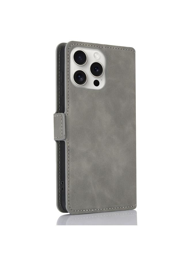 S-TOP Case For iPhone 15 Plus Dreamy Butterfly Love Flower Embossed Leather Phone Case - Image 3