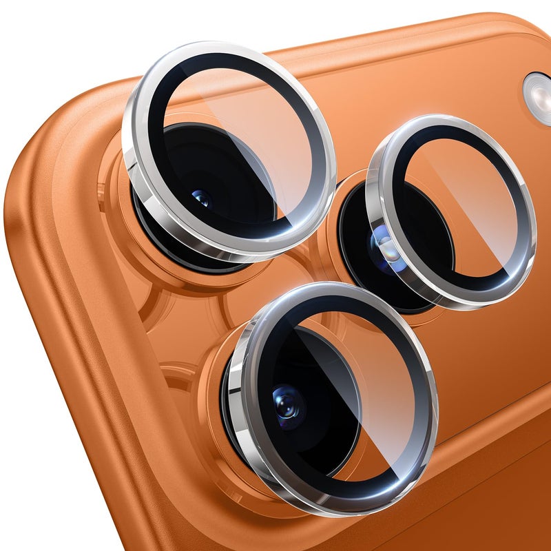 WSKEN for iPhone 17 Pro/iPhone 17 Pro Max Camera Lens Protector - [Original Shooting Mode] Shatterproof Metal HD Tempered Glass Camera Screen Protector Cover Film for iPhone Accessories - Image 1