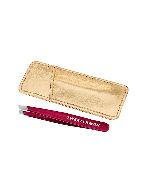 Tweezerman Tweezerman Celestial Fuchsia Mini Slant Tweezer with Case 
