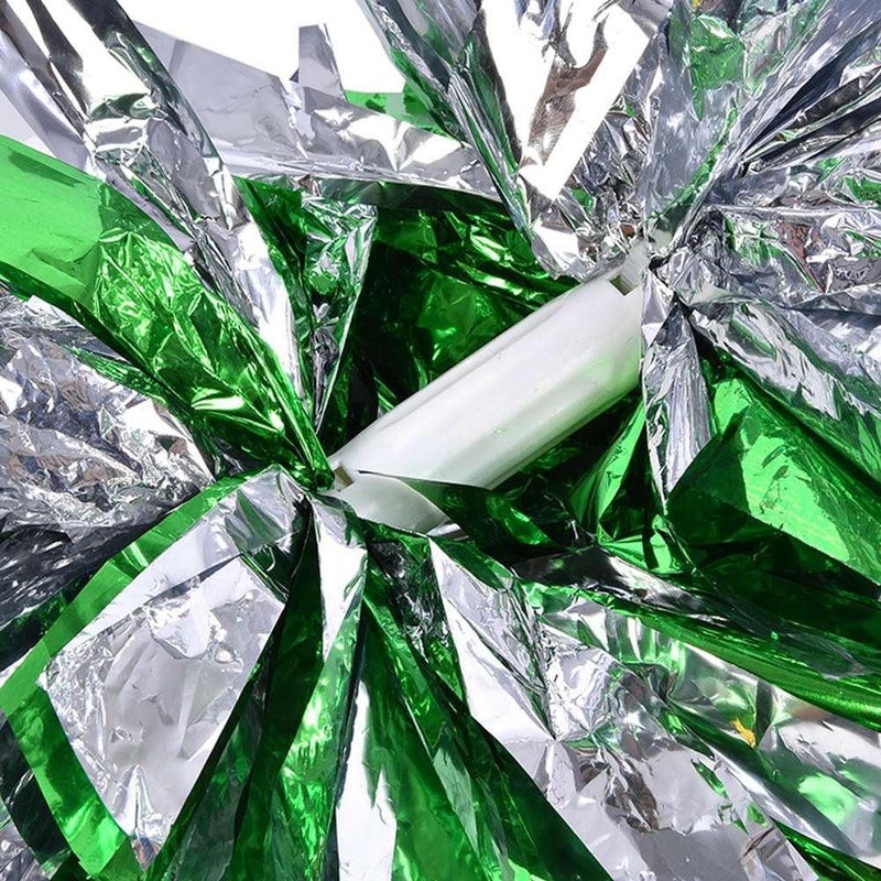 comfrt Cheerleading Pom Poms, Plastic Cheerleader Cheer Party Sports Dance Pom for Team Spirit Cheering - Image 2